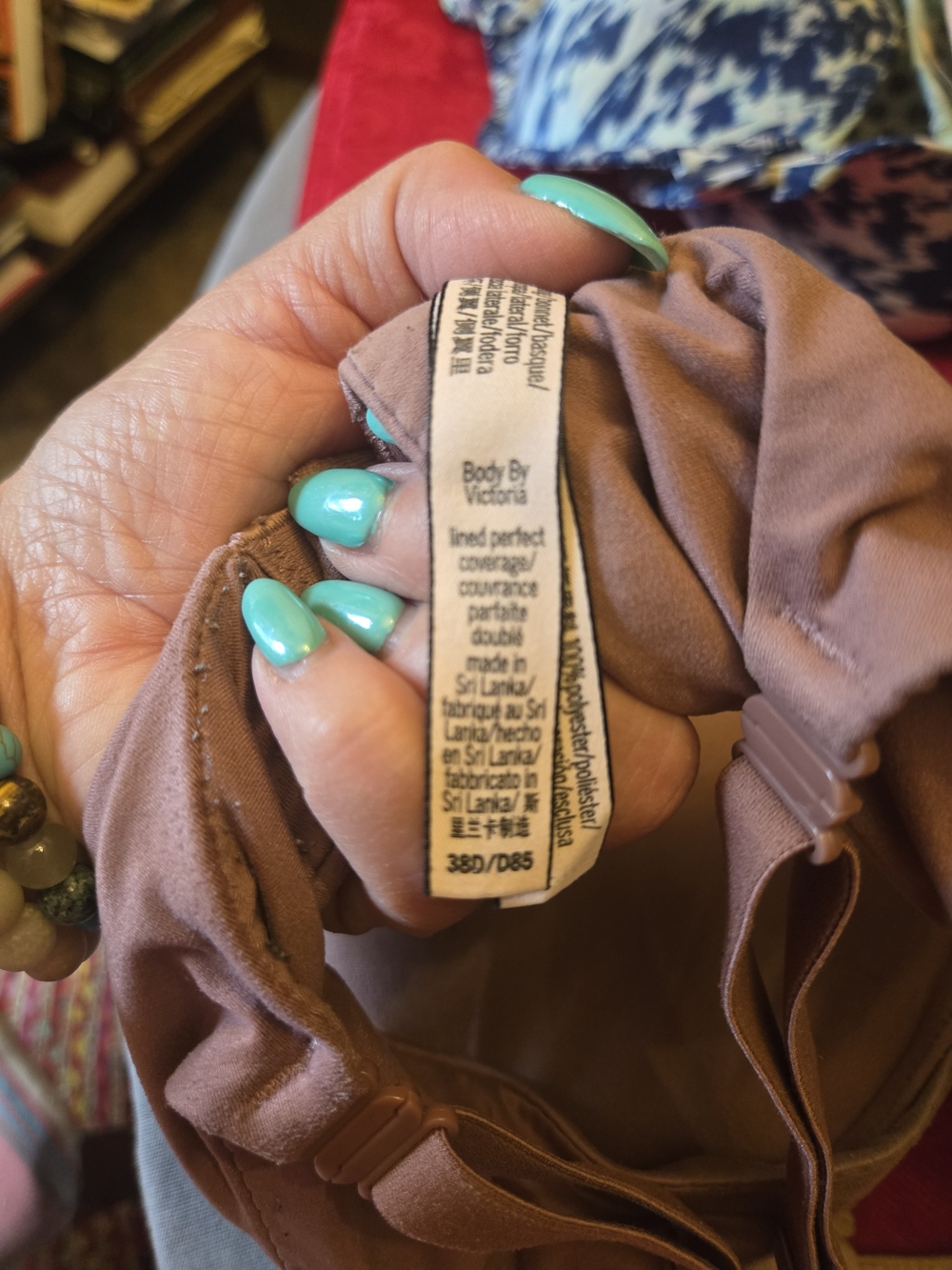 Victoria's Secret (3)38D/(1)36DD Molded Bras , Blue Pastel, Tan,All For 1 Price - Picture 14 of 14